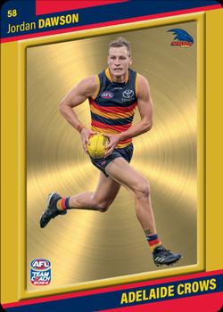 2024 AFL TeamCoach - Gold #58 Jordan Dawson Front